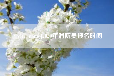 马鞍山2020年消防员报名时间
