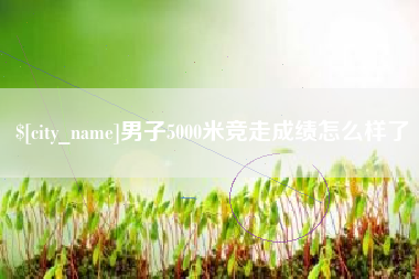 马鞍山男子5000米竞走成绩怎么样了