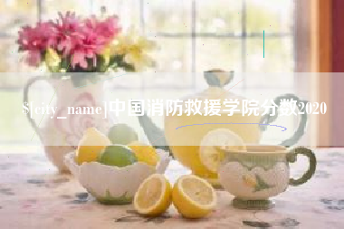 马鞍山中国消防救援学院分数2020