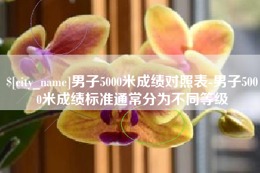 马鞍山男子5000米成绩对照表-男子5000米成绩标准通常分为不同等级