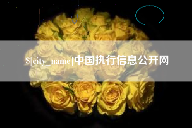 马鞍山中国执行信息公开网