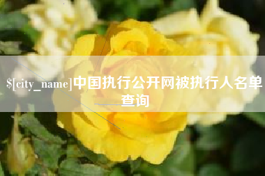马鞍山中国执行公开网被执行人名单查询