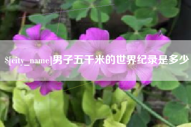 马鞍山男子五千米的世界纪录是多少