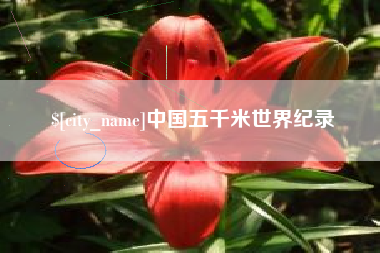 马鞍山中国五千米世界纪录