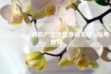 马鞍山消防产品信息查询系统3c编号暂停