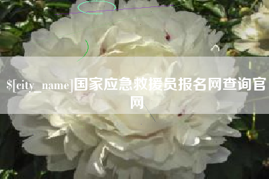 马鞍山国家应急救援员报名网查询官网