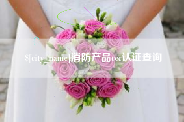 马鞍山消防产品ccc认证查询