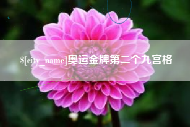 马鞍山奥运金牌第二个九宫格