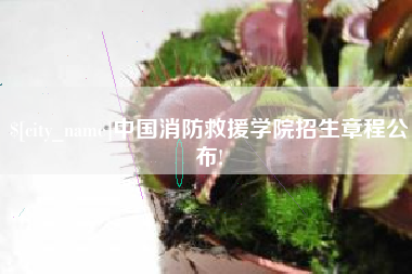 马鞍山中国消防救援学院招生章程公布!