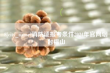 马鞍山消防证报考条件2024年官网烟台福山
